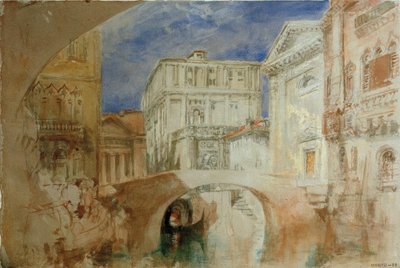 The Church of San Luca and the Back of the Palazzo Grimani by Joseph Mallord William Turner